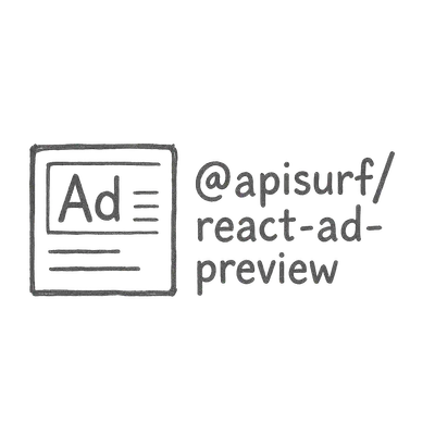 @apisurf/react-ad-preview logo